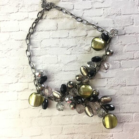 Glass Bead Y Vintage Necklace - Picture 8 of 8